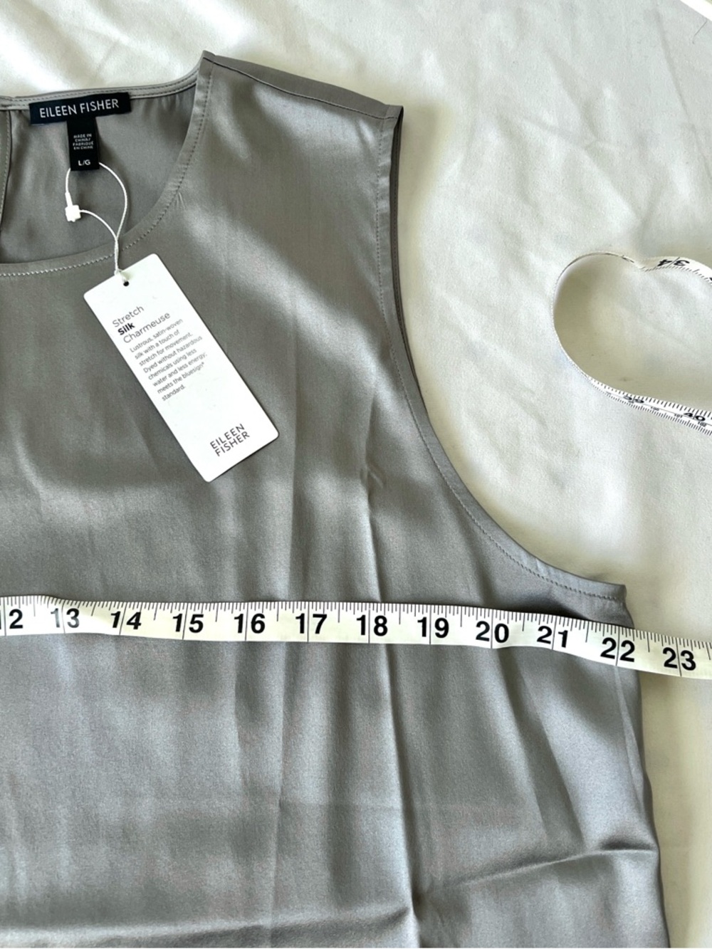 Eileen Fisher Silk Tank NWT - Picture 4 of 5